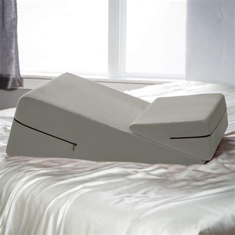 Bed Wedge Pillow Set With Firm Memory Foam By Avana Comfort