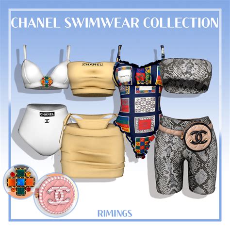 Swimwear Collection From Rimings Sims 4 Downloads