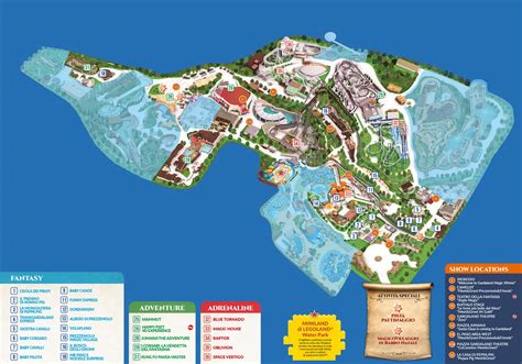 Map Of Gardaland Gardaland Resort