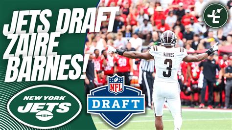 Breaking Zaire Barnes Drafted By The New York Jets Nfl Draft Youtube