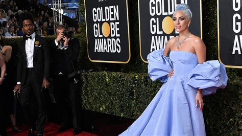 The Story Behind Lady Gaga S Golden Globes Dress Glamour Uk