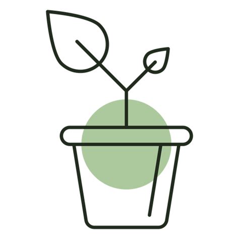 Plant Growing In Pot Logo Transparent Png And Svg Vector File