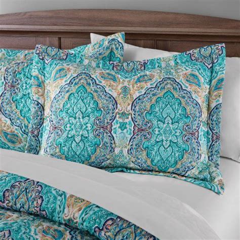 Mainstays Multicolor Paisley King Sham 1 Count Paisley