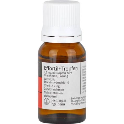 Effortil Tropfen 15ml Bodfeld Apotheke