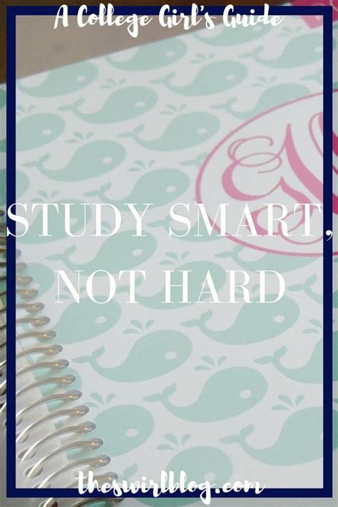 Group study is an effective strategy for smarter studying. Study Smart, Not Hard - the swirl