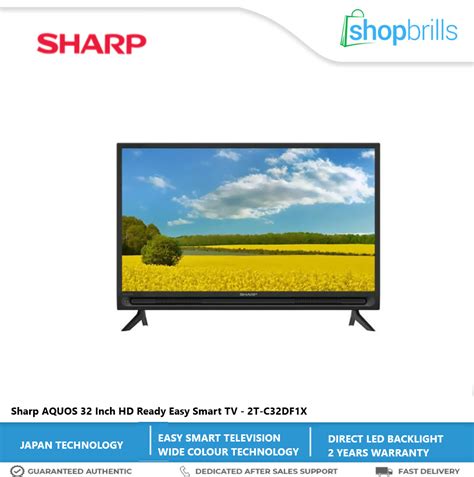 Sharp Aquos 32 Inch Hd Ready Easy Smart Tv 2t C32df1x 2 Years