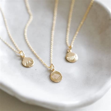 Gold Symbol Necklace Manna