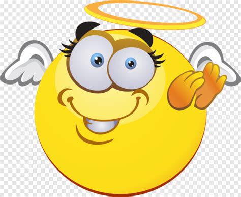 Angel Emoji Emoticon Transparent Png 644x526 3944901 Png Image