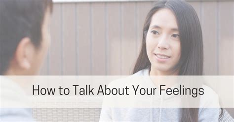 How To Talk About Your Feelings Live Well With Sharon Martin