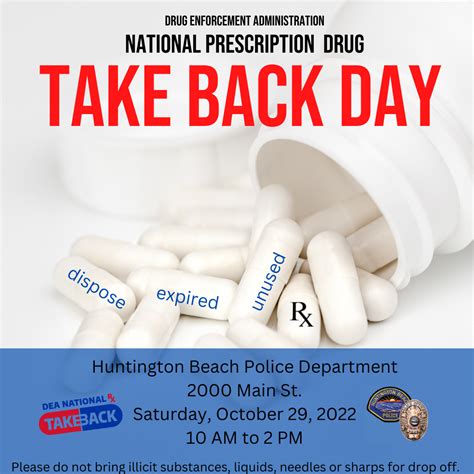 National Take Back Drug Day Surf City Break