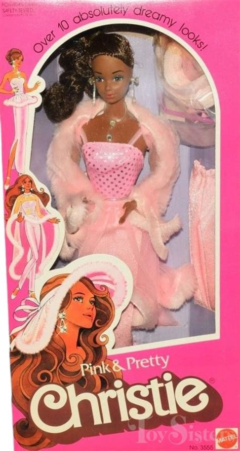 1981 1982 barbie pink and pretty christie 3555 toy sisters
