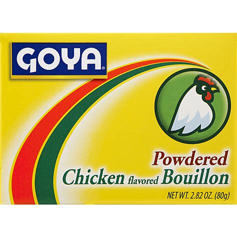 Goya Bouillon Powdered Chicken Flavored 2 82 Oz Caldos Selectos