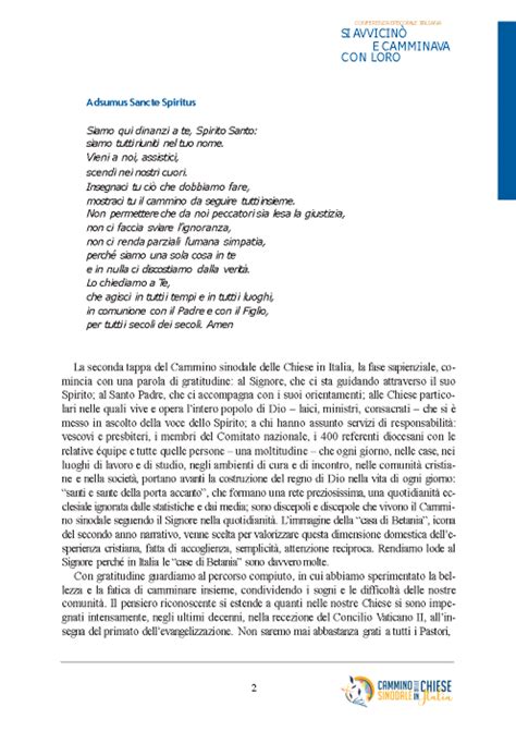 Parrocchia Di Flumeri Linee Guida Per La Fase Sapienziale Del Cammino