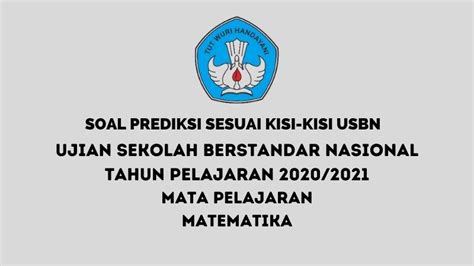 Tips menulis puisi seperti penyair besar indonesia. Latihan Soal Ujian Sekolah Matematika SD MI Sesuai Kisi ...