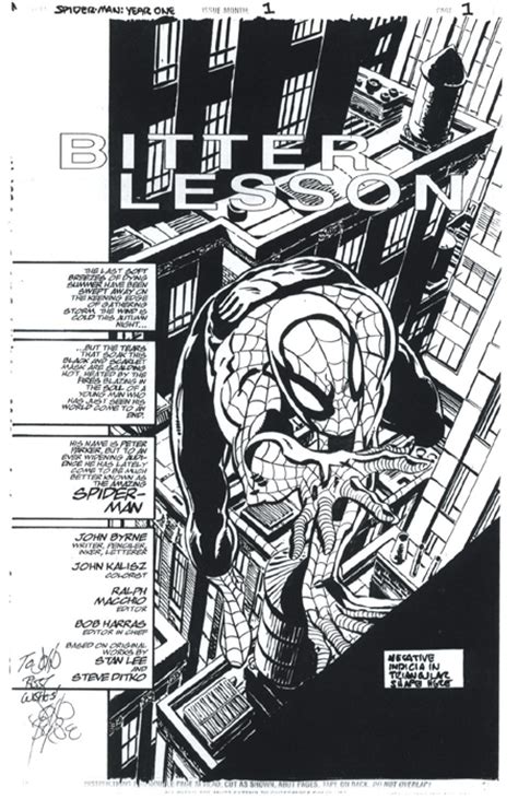 Spider Man Chapter One Page 1 By Byrne Comic Art Community Gallery Of