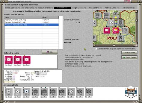 Land units are corps and army. World In Flames - Game - Matrix Games