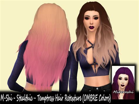 The Sims Resource Ombre M Shi Stealthic Temptress Retexture Mesh