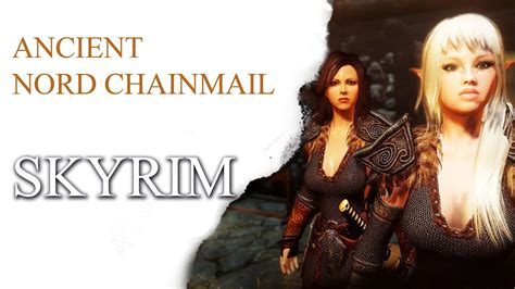 Skyrim Sexy Armors Ancient Nord Chainmail Bouncing Boobs Youtube