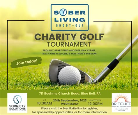 Sober Living Shoot Out Charity Golf Tournament Find