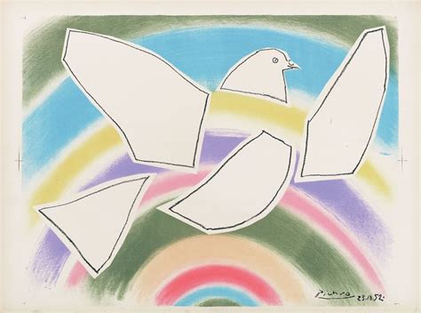 Picasso Friedenstaube 1949 Picasso Wurde Eingeladen Ein Bild Zu