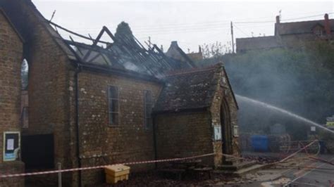 Powerstock Primary School Near Bridport Wrecked By Fire Bbc News