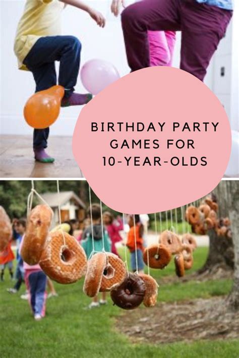 Favorite Birthday Party Games For 10 Year Olds Fun Party Pop