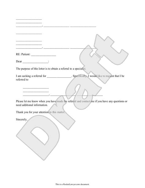 What is a cover letter referral? Sample Referral Letter From Doctor To Specialist : Doctor ...