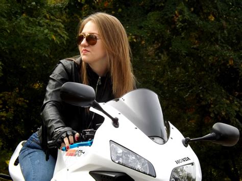 free images girl car vehicle motorcycle sitting ride blonde beauty biker leather