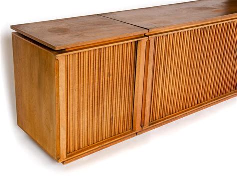 1960s Three Piece Walnut Stereo Cabinet By Barzilay For Sale At 1stdibs