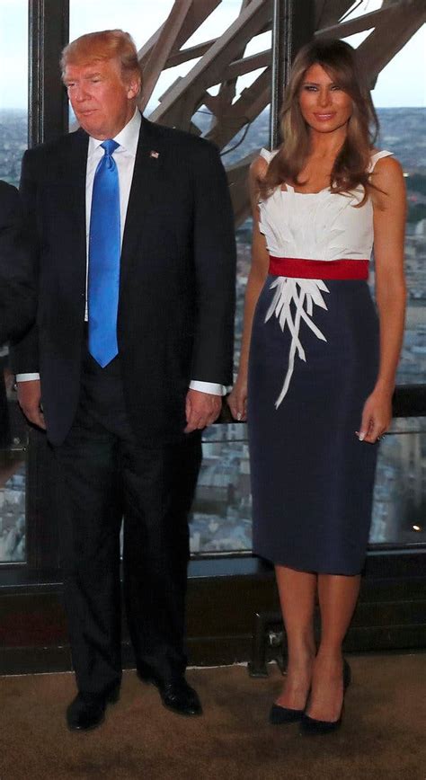 In France Melania Trump Flies The Fashion Flag Of Friendship The New