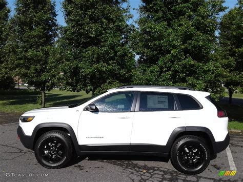 2019 Bright White Jeep Cherokee Trailhawk 4x4 #127057408 ...