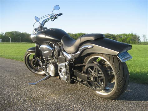 2002 Yamaha Road Star Warrior Matte Black Custom Motorcycle