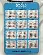 calendario 1963 - Comprar Calendarios antiguos en todocoleccion - 57325309