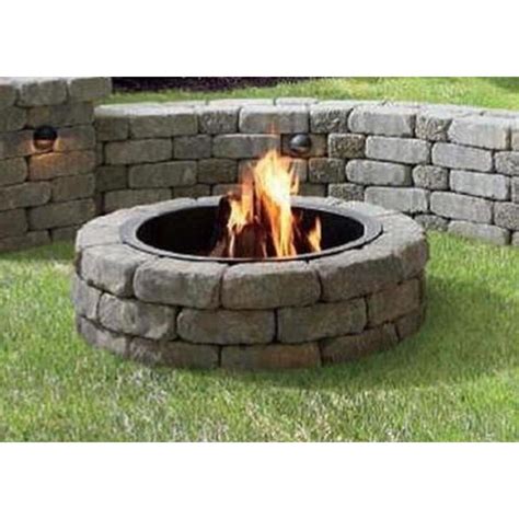 Which type of deck best suits your home and. Firepit Kit 43.5-in W x 43.5-in L Allegheny Concrete Fire Pit Kit Lowes.com in 2020 | Fire pit ...