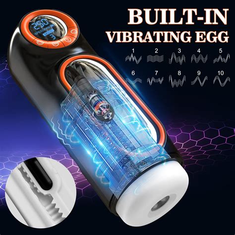 Buy Automatic Male Masturbator With Powerful Vibrating Thrusting Mode Krumppo Self Sucking