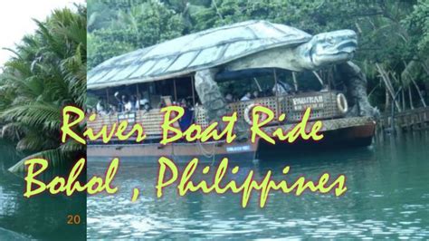 River Boat Ride Bohol Philippines Youtube