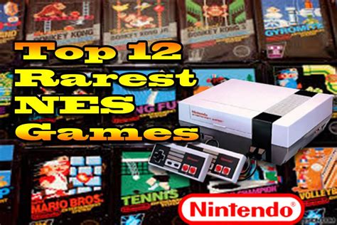 Top 12 Rarest Nes Games Most Expensive Nes Games Ever Youtube