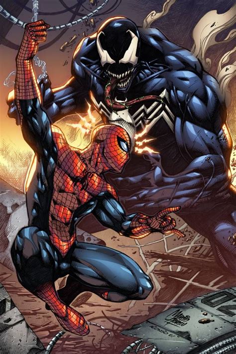 Spiderman Vs Venom By Alonsoespinoza On Deviantart Spiderman