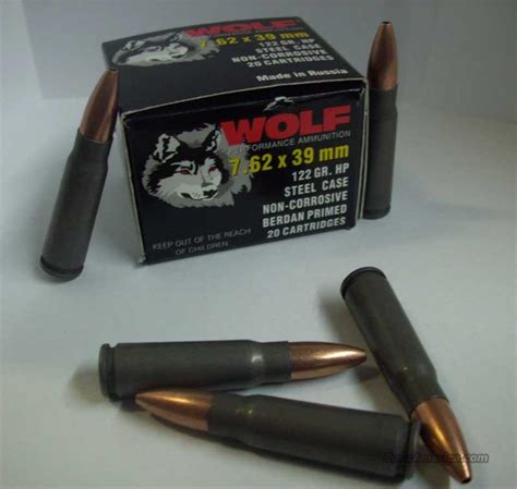 Wolf 7.62 x 39mm for sale