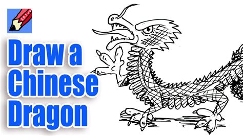 In no time, you will be staring a fierce chinese dragon in the face! How to draw a chinese dragon real easy - YouTube