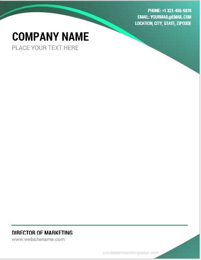 How To Make Letterhead In Word With Logo Design Talk