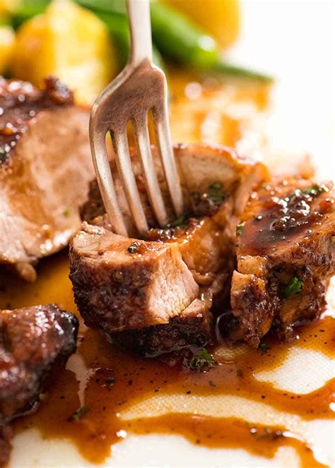 And preparing pork loin roast, pork tenderloin and pork chops read article. Pork Tenderloin with Honey Garlic Sauce | RecipeTin Eats