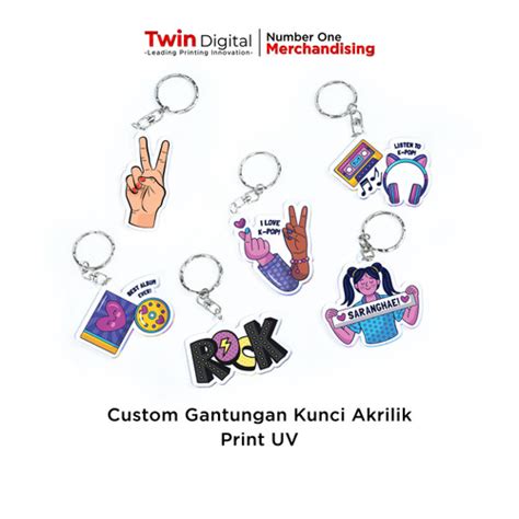 Jual Cetak Gantungan Kunci Akrilik Ganci Custom Ganci Murah 1