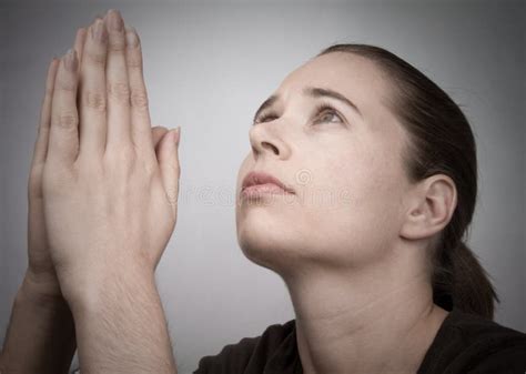 Young Woman Praying Stock Image Image Of Close People 13413507