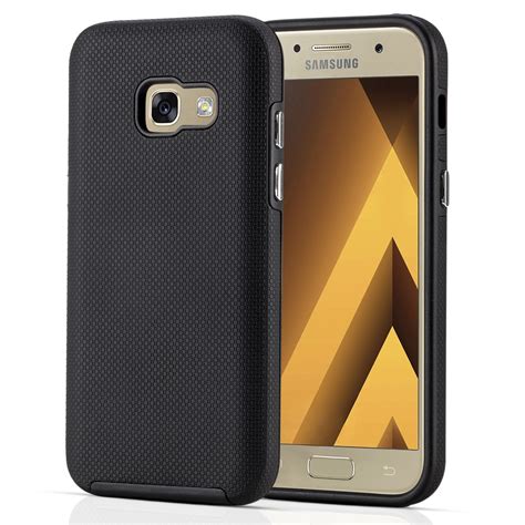 Samsung Galaxy A3 2017 Pc And Tpu Textured Case Black At Mobile