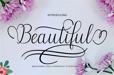 Beautiful Script • Best Fonts And Graphics • Hbfonts Beautiful Script