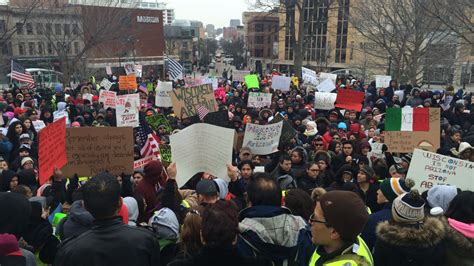 ‘a Day Without Latinos Protest Draws Thousands Of Latinos To Wisc Capitol