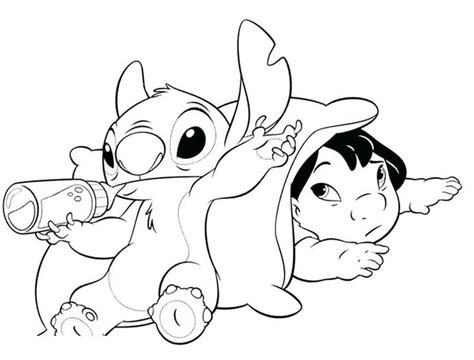 Lilo And Stitch Halloween Coloring Pages Cassy Cleveland