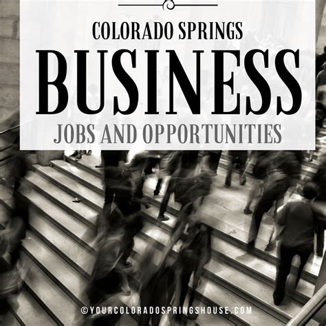 Colorado Springs Business And Job Opportunities Colorado Springs