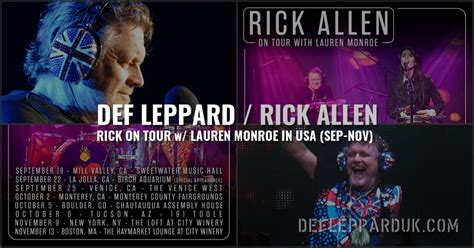 Def Leppards Rick Allen Announces New Usa Tour Dates With Lauren Monroe